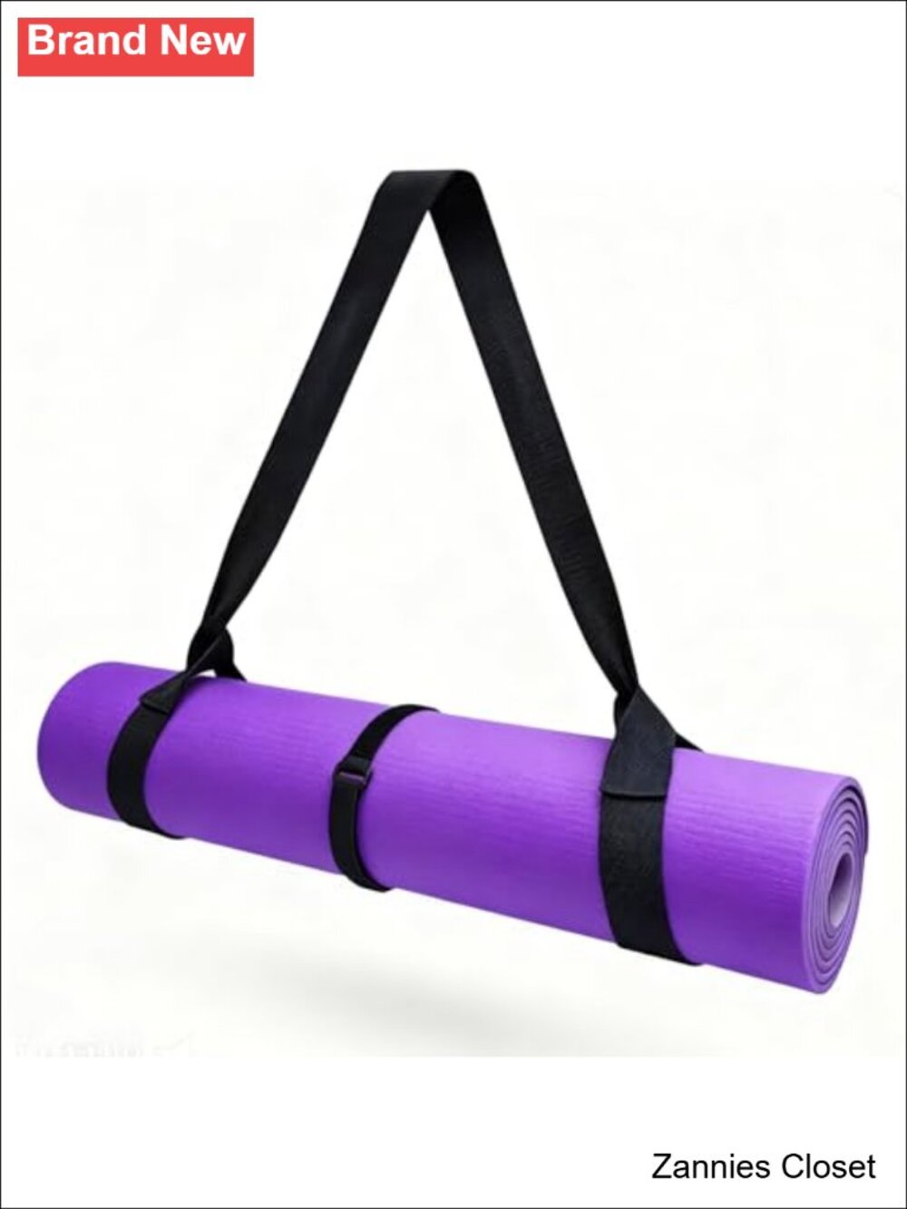 ✨ 2-Pack Adjustable Wide Shoulder Yoga Mat Straps for Carrying & Stretching